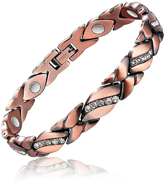 Women's Ultra Strength Copper Magnetic Bracelet (Athena)