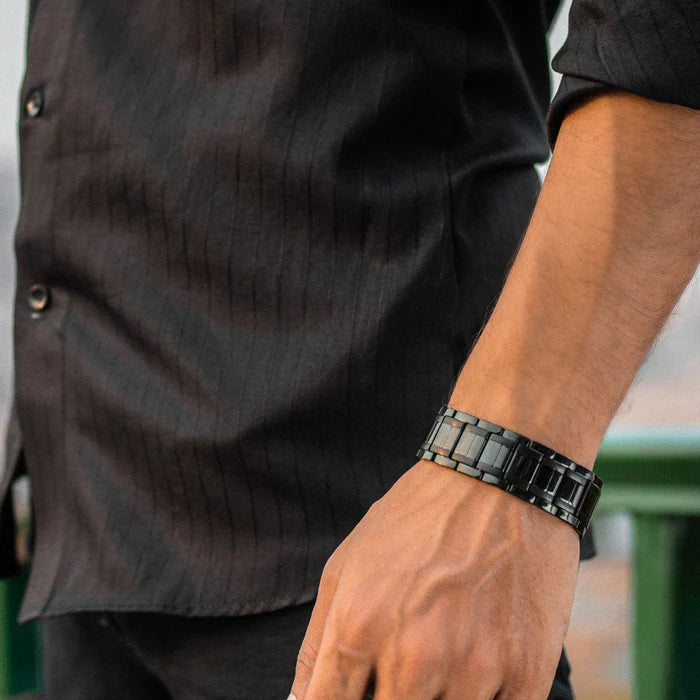 Titanium Magnetic Bracelet for Men (Black)