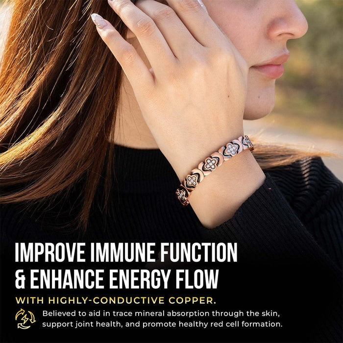 Women's Ultra Strength Copper Magnetic Bracelet (Selene)