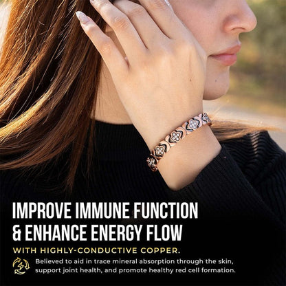 Women's Ultra Strength Copper Magnetic Bracelet (Selene)