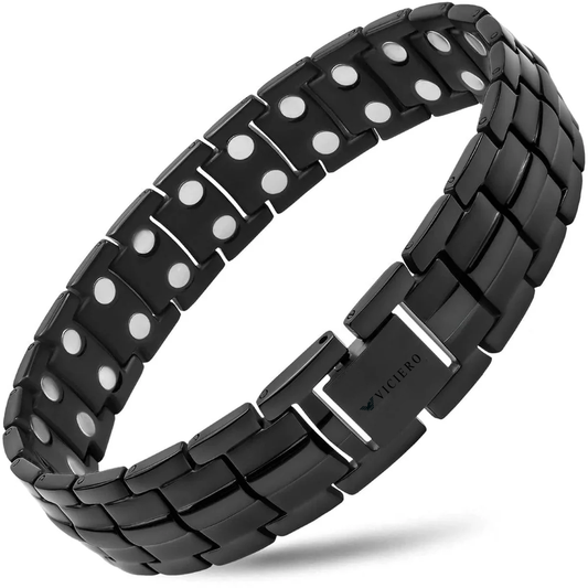 Titanium Magnetic Bracelet for Men (Onyx)